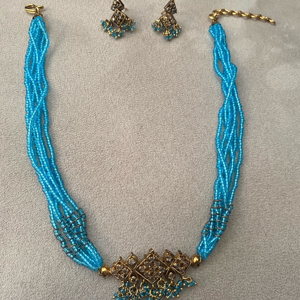 Indian turquoise costume jewelry
